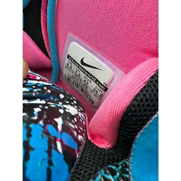 2015 Nike LEBRON 12 EP '23 CHROMOSOMES' High Top Sneakers 707781-006 Size 8.5 - Picture 6 of 7